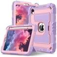 thumbnail image 1 of For iPad Mini 6 / Mini A17 Pro 8.3" (2021/2024) Shockproof Rugged Case Cover with Kickstand & Shoulder Strap & Pencil Holder, 1 of 13