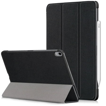 For iPad Pro 11 inch (2018) Case, SuperGuardZ Smart Folio Cover Armor w/ Sleep&Wake Function [Black]
