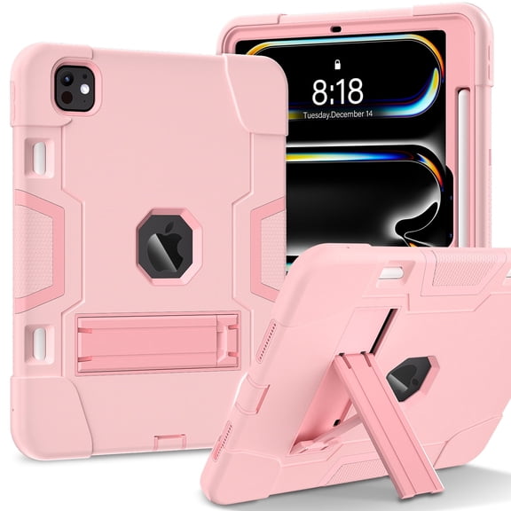 For iPad Pro 11 inch M5/M4 (2025/2024) Shockproof Heavy Duty Rugged Case Cover with Stand & Pencil Holder