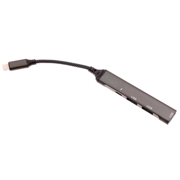 For iPad Pro 9.7" (1st Gen)/iPad 9.7" (5th/6th Gen) - USB-C Adapter 4-in-1 TYPE-C Hub Charger Port Splitter