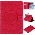thumbnail image 1 of For iPad Pro 9.7 Sunflower Embossed PU Leather Flip Stand Case Auto Wake/Sleep Smart Cover, 1 of 7