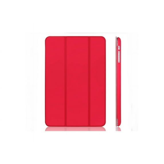 For iPad air/5 Case Ultra Slim Lightweight Smart-shell Stand Cover Case With Auto Wake / Sleep for Apple iPad air/5 Tablet(Red)