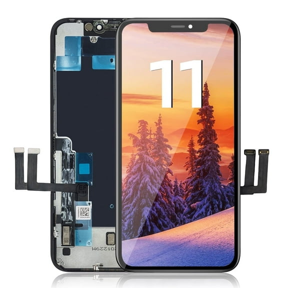 For iPhone 11 LCD Screen Replacement, 3D Touch Screen Replacement Digitizer Component, Cell Phone Screen Repair & Replacement (iPhone Replacement Screen Without Tool Only)