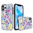 thumbnail image 1 of For iPhone 12, 12 Pro Case Design Slim Brushed Hybrid Phone Cover Edged Lining, 1 of 3