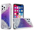thumbnail image 1 of For iPhone 12, 12 Pro Case Epoxy Fuzed Glitter Design Hybrid Protective Cover, 1 of 4