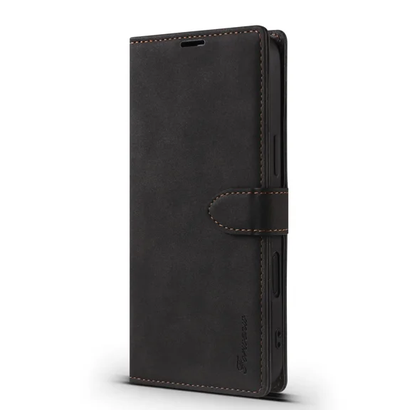 For iPhone 12 Pro Flip Leather Case, Wallet Premium PU Leather Kickstand Card Slots,Magnetic Closure Protective Case