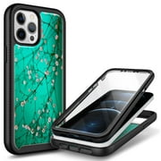 For iPhone 12 Pro Max Case, with Built-in Screen Protector, Nagebee Full-Body Protective Rugged Bumper Cover, Shockproof Durable Case Plum