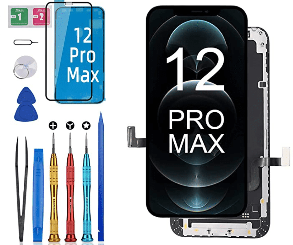 iPhone 12 Pro Max Screen Replacement Kit, Full Assembly