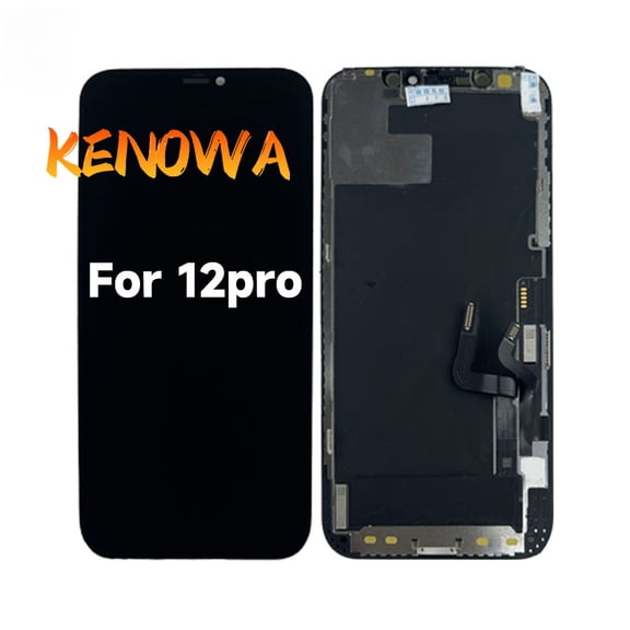 For iPhone 12 Pro Screen Replacement Kit 6.1 inch, 3D Touch LCD Screen Display Digitizer Frame Assembly with Repair Tools and Removal Slice