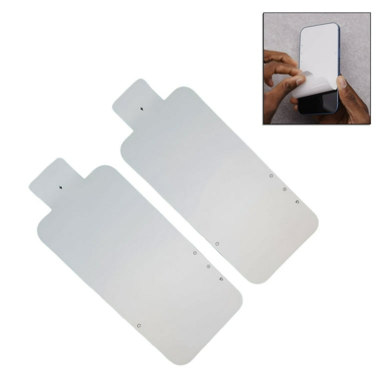 For iPhone 13 / 13 Pro 2 x White Card Factory Seal Wraps For