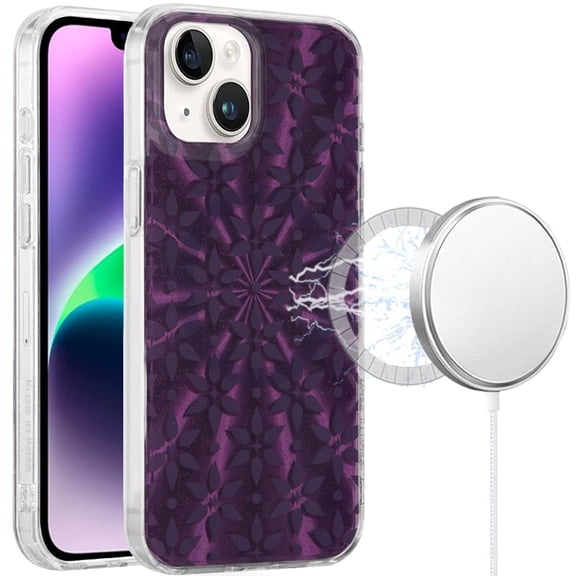 For iPhone 13/14 Double Layer Design IMD TPU Case - P