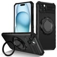 thumbnail image 1 of For iPhone 13 Case, iPhone 13 Case with Invisible Stand, Military Grade Protective Cases with Ring [Adjustable & Foldable]  for iPhone 13,Magnetic for iPhone 13 case,Black, 1 of 11
