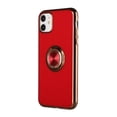 thumbnail image 1 of For iPhone 13 PRO Case Electroplated TPU with Metal Ring Stand Phone Cover, 1 of 5