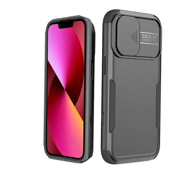 For iPhone 13 Pro Max Case Full Protection Rugged Cover w/ Camera Sliding Cover