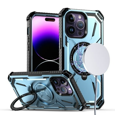 For iPhone 13 Pro Max Case Magnetic Ring Rugged Shockproof Ringstand Cover