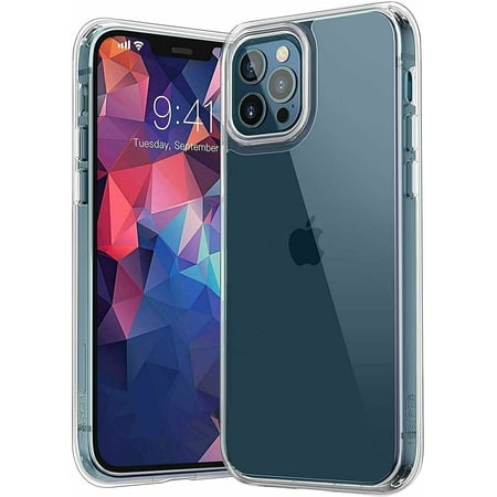 For iPhone 13 Pro Max Case Silicone Soft Clear Cover