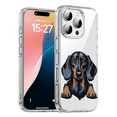 thumbnail image 1 of HZSY. Protective Gel Phone Case for iPhone 13 Pro Max - Printed Doberman Pinscher, 1 of 5