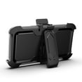 thumbnail image 1 of For iPhone 13 Pro Transparent 3in1 Holster Clip Kickstand Case Cover - Clear PC/Gray TPU, 1 of 5