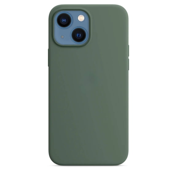 For iPhone 13 Pro liquid Silicone Phone Case with Magsafe Soft touch-Eucalyptus