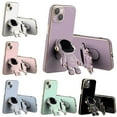 thumbnail image 1 of For iPhone 14 Case Cover，Astronaut Stand Case Cover with Protective Cover - Comes with Lens Film（Pink）, 1 of 6