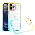 thumbnail image 1 of For iPhone 14 PRO Case Color Fading Gradient Two Tone Frame Hybrid Phone Cover, 1 of 3