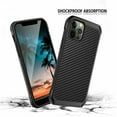 thumbnail image 1 of For iPhone 14 Plus Carbon Fiber Case 6.7'' , Slim and Thin Protective Cover, Anti-Scratch Protector, Black, 1 of 7