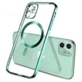 thumbnail image 1 of For iPhone 14 Pro Clear Case Slim Magnetic Cover - Teal, 1 of 1