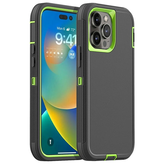 For iPhone 14 Pro Max /14 Pro/14 Plus/14 Shockproof Heavy Duty Defender Case with Belt Clip
