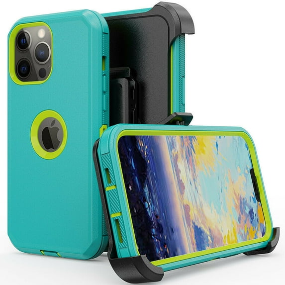 For iPhone 14 Pro Max /14 Pro/14 Plus/14 Shockproof Heavy Duty Defender Case with Belt Clip