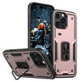 thumbnail image 1 of For iPhone 14 Pro Max Case, Dual Layers Heavy Duty Shockproof Compatible with Car Mount Kickstand Bracket Drop Proof Anti-Scratch Camera Lens Protective Phone Case for Apple iPhone 14 Pro Max,Rosegold, 1 of 1