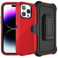 thumbnail image 1 of For iPhone 15/14/13/12 Pro Max /Plus Shockproof Defender Armor Case W/Belt Clip, 1 of 12