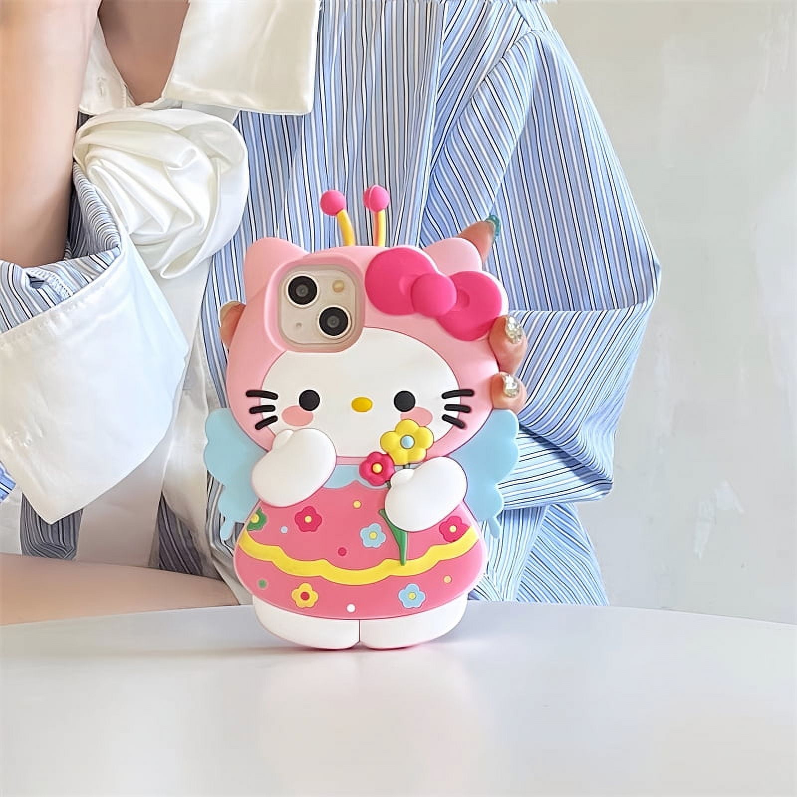 For iPhone 15 14 promax 13 12 Pro Max 11 Phone Case 3D Hello Kitty