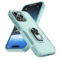 thumbnail image 1 of For iPhone 15.15 Pro,15 Plus,15 Ro Max Case, 2 in 1 Phone Case for iPhone 15 Plus 6.7", Tiflook Rubber & Rugged Shockproof Protection Heavy Duty with Ring Stand Kickstand Cover,Green, 1 of 6