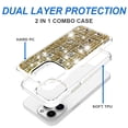 thumbnail image 1 of For iPhone 15 Case Shimmering Bling Fashion Phone Cover + 2 Tempered Glass, 1 of 2