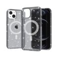 thumbnail image 1 of For iPhone 15 Glitter Ultra [Magnetic Circle] Thick 3mm Transparent Hybrid - Smoke, 1 of 1