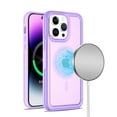 thumbnail image 1 of For iPhone 15 Case Magnetic Circle Sleek Frosted Back Cover + 2 Tempered Glass, 1 of 3