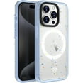 thumbnail image 1 of For iPhone 15 PRO Case Magnet Charging Iridescent Spot Cover + 2 Tempered Glass, 1 of 5