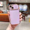 thumbnail image 1 of For iPhone 15 Plus Case,for Women Girls Soft Cute Wave Frame Curly Shape Love Heart Luxury Plating Phone Case,Luxury Slim Plating EdgeCase,Anti-slip Grip,Full camera lens protection,Purple, 1 of 6