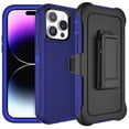 thumbnail image 1 of For iPhone 15 Pro Max /15Pro/15Plus/15 Shockproof Defender Armor Case Belt Clip, 1 of 12