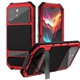 thumbnail image 1 of For iPhone 15 Pro Max Case, 360 Full Body Cover with Kickstand Heavy Duty Shockproof [Tough Armour] Aluminum Alloy Metal Case with Silicone Built-in Screen Protector For iPhone 15 Pro Max,
Red, 1 of 8