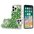 thumbnail image 1 of For iPhone 15 Pro Max Case Full Bling Large 3D Jewel Cover + 2 Screen Protectors, 1 of 3