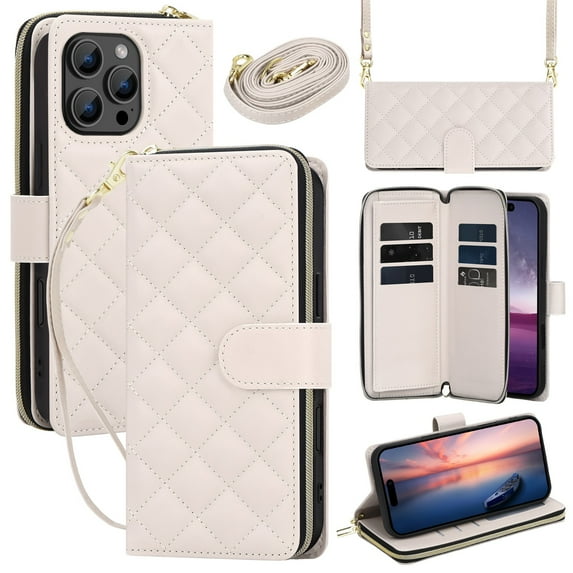 For iPhone 15 Pro Max 15 Plus 14 ProMax 14Plus 13 Pro Max 12 Pro Max 11 Xs Max XR 7 8 Plus SE Phone Case Leather Wallet Case with Card Holder Phone Cover For iPhone