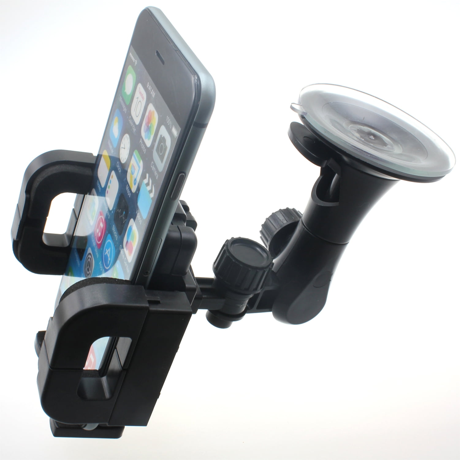 For iPhone 15/Pro/Max/Plus Car Mount Windshield Holder Glass Cradle