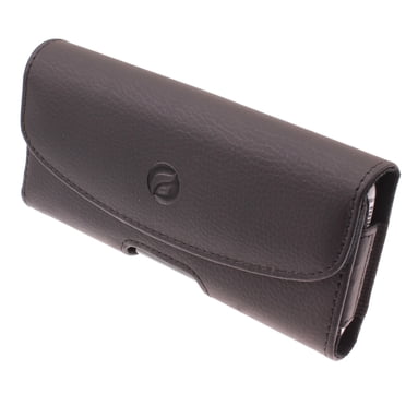 GenericZ8Z PU Leather Belt Clip Holster Case For Multiple IPhone Models – Black, Swivel Clip, Pouch Style