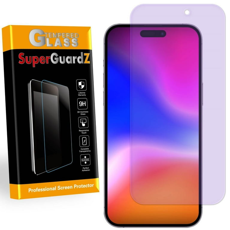 IPhone 15 Pro Max Privacy Screen Protector - Anti Glare & Blue Light Filter With Gradient Color