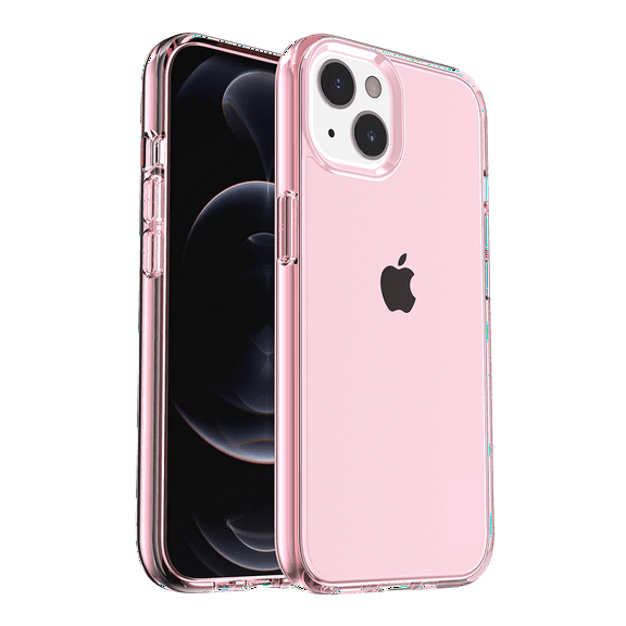 For iPhone 15 Case Ultra Thick 3mm Translucent Phone Cover + 2 Tempered Glass