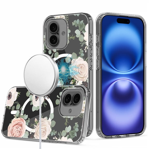 For iPhone 16 6.1 inch Thick Hybrid Design Cover Case - A