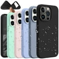 thumbnail image 1 of For iPhone 16 Case Silicone Cover, Tekcoo Shockproof Rugged Soft Gel Rubber Ultra Slim Protective Cover Anti-Scratch Microfiber Lining Cute Phone Case for iPhone 16 - Purple, 1 of 9