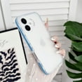 thumbnail image 1 of For iPhone 16 Plus Case Clear, Translucent Ultra Slim Fit Drop Protection Anti-Scratch Bumper Not-Yellowing Rugged Minimalist Phone Case for Apple iPhone 16 Plus, Blue, 1 of 7