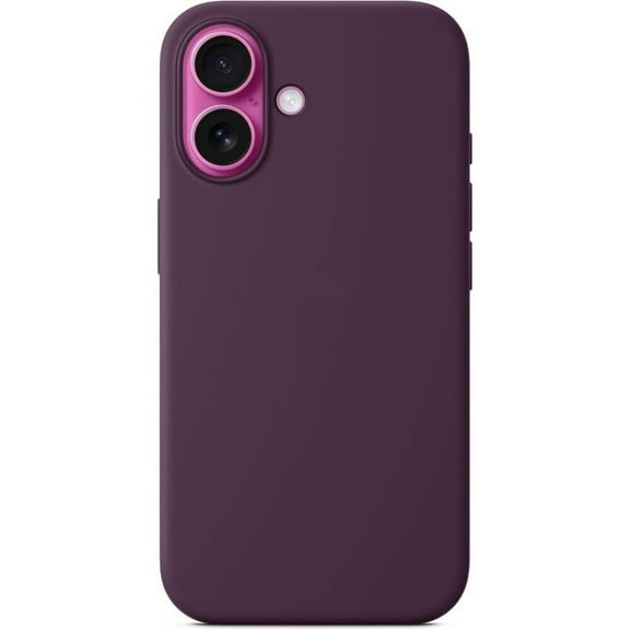 For iPhone 16 Plus Silicone Case with MagSafe-Plum